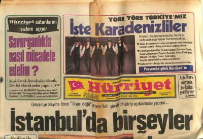 Hürriyet Gazetesi 20 Mart 1978 - Fransada Seçimi Yağ Kazanıyor - Aldo Moro Olayında Bir Kadın Gerilla Var GZ93613 - 1