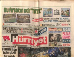 Hürriyet Gazetesi 20 Mayıs 1990 - 2 Sovyet Kozmonot Uzayda Mahsur GZ64370 - 1