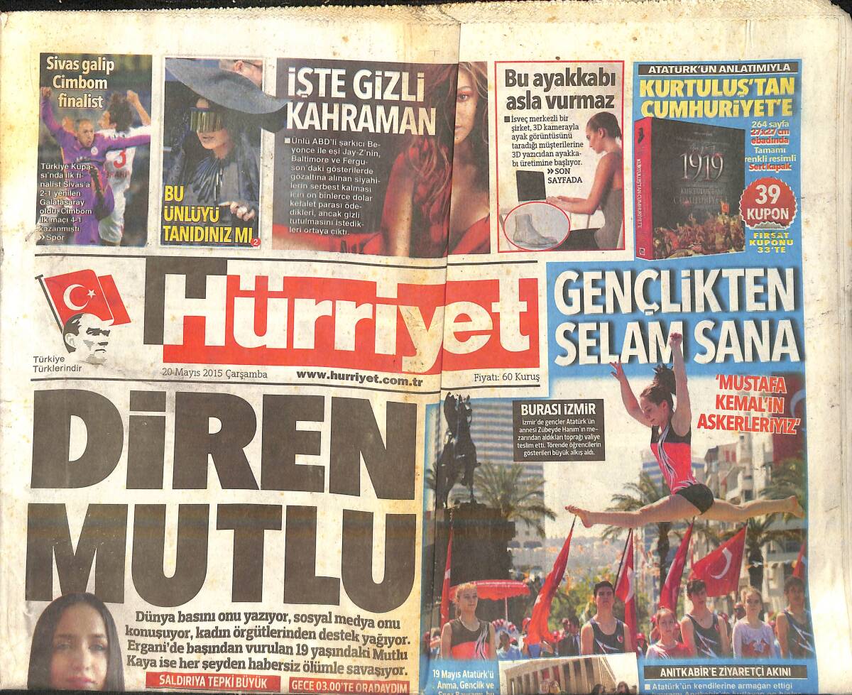 Hürriyet Gazetesi 20 Mayıs 2015 - Partililer Erdoğan'ı Lider Görüyor - Diren Mutlu GZ159612 - 1