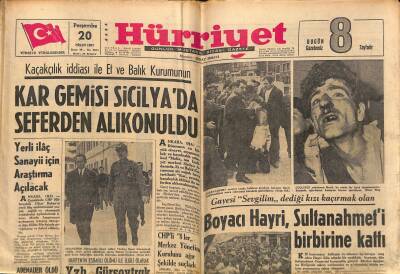 Hürriyet Gazetesi 20 Nisan 1967 - Claudia Cardinale , Evlilik Dışı 9 Yaşında Bir Çocuğu Olduğunu Açıkladı GZ117929 - 1