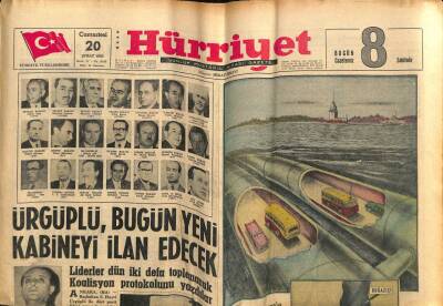 Hürriyet Gazetesi 20 Şubat 1965 - Ürgüplü , Bugün Yeni Kabineyi İlan Edecek GZ74867 - 1