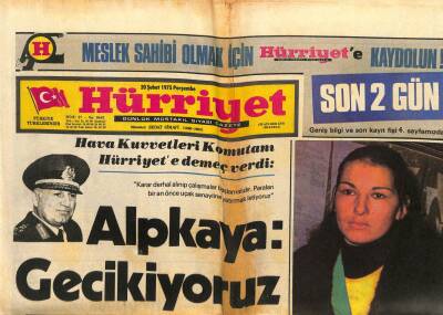 Hürriyet Gazetesi 20 Şubat 1975 - AlpkayaGeçikiyoruz GZ103452 - 1