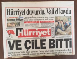 Hürriyet Gazetesi 20 Şubat 2000 - Kurbana Sağlık Raporu GZ10055 - 2