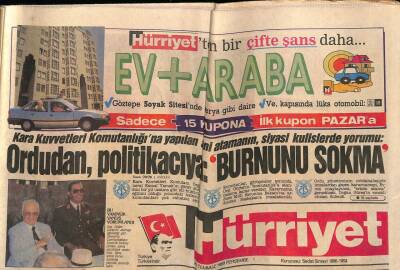 Hürriyet Gazetesi 20 Temmuz 1989 - Uğur Dündar , Yeni Dosya Açıyor Horzumun 29 Dayısı GZ62325 - 1