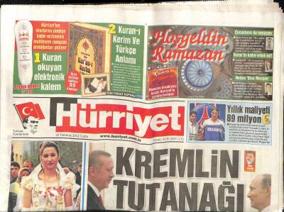 Hürriyet Gazetesi 20 Temmuz 2012 - Esaddan Acil Eylem Plânı - 18lik Delikanlı Burak Yılmaz GZ124552 - 1