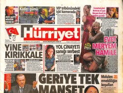 Hürriyet Gazetesi 21 Ağustos 2013 - Trump'ta İmza Günü - Altın Iphone GZ160155 - Gökçekoleksiyon