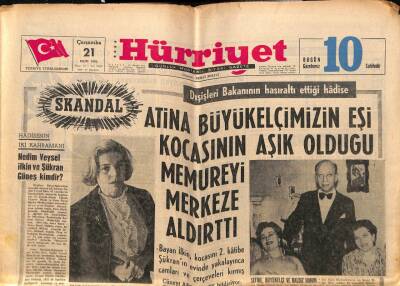Hürriyet Gazetesi 21 Ekim 1964 - 300 Saat Konuşan Bir Kadın , Dünya Rekorunu Kırdı GZ81846 - 1