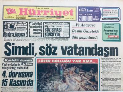 Hürriyet Gazetesi 21 Ekim 1982 - İnce Memed Yugoslavyada Filme Çekiliyor GZ41263 - 1