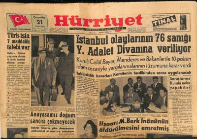 Hürriyet Gazetesi 21 Eylül 1960 - Yılda 442 Bin Ton Toprak Aşınıp Ortadan Kalkıyor GZ81931 - 1