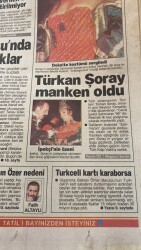 Hürriyet Gazetesi 21 Eylül 1996 - Türkan Şoray Manken Oldu - Avrupa Parlamentosunda Düşündüren Tutanaklar GZ113983 - 2