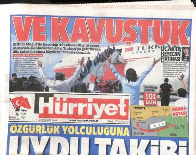 Hürriyet Gazetesi 21 Eylül 2014 - 2 Günde Gelen Suriyeli 60 Bini Aştı GZ106933 - 1