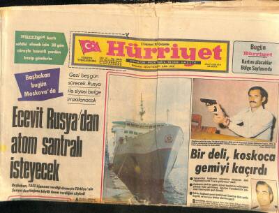 Hürriyet Gazetesi 21 Haziran 1978 - Ecevit Rusyadan Atom Santralı İsteyecek GZ116333 - 1