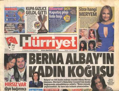 Hürriyet Gazetesi 21 Haziran 2014 - Reza Zarrab Bodrumda Yatıyla Dolaşırken Kendisini Protesto Eden Gençleri Korumalarına Dövdürttü GZ106239 - 1