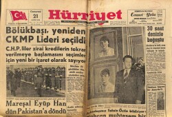 Hürriyet Gazetesi 21 Kasım 1959 - Mareşal Eyüp Han Dün Pakistana Döndü GZ72552 - 1
