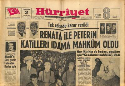 Hürriyet Gazetesi 21 Kasım 1963 - Kıral Farukun Kızları Mankenliğe Başladılar GZ70957 - 2