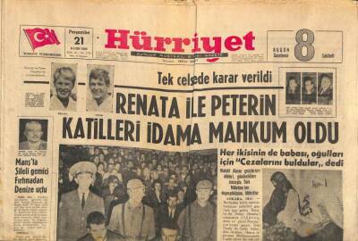 Hürriyet Gazetesi 21 Kasım 1963 - Kral Farukun Kızları Mankenliğe Başladılar GZ113759 - 1