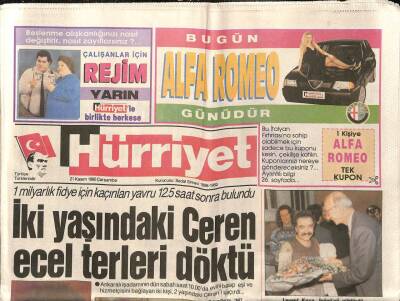 Hürriyet Gazetesi 21 Kasım 1990 - Thatcher Kaybetmedi Ama Ağır Darbe Yedi GZ84021 - 1