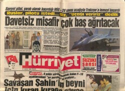 Hürriyet Gazetesi 21 Mayıs 1986 - Davetsiz Misafir Sovyet Pilot Çok Baş Ağrıtacak GZ61767 - 2