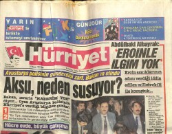 Hürriyet Gazetesi 21 Mayıs 1991 - Avusturya Polisinin Gönderdiği Zarf , Bakanın Elinde GZ60975 - 1