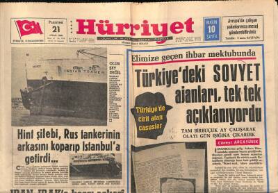 Hürriyet Gazetesi 21 Nisan 1969 - Samim Var Kalbi Durmuş Olarak Girdiği Hastaneden Yürüyerek Çıktı GZ72012 - 2