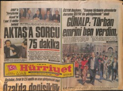 Hürriyet Gazetesi 21 Nisan 1987 - Bülent Ersoy Avustralya'da - ALO Deterjan Reklamı - AKTAŞ'a Sorgu 75 Dakika GZ160188 - Gökçekoleksiyon