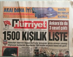 Hürriyet Gazetesi 21 Ocak 2000 Türkiye Güzeli İcralık Oldu - Kahpe Bizansa Görkemli Gala -GZ44571 - 1