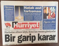 Hürriyet Gazetesi 21 Şubat 2000 - Halkımız Müzayede Gördü GZ10056 - 2