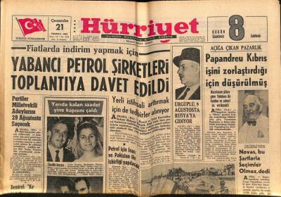 Hürriyet Gazetesi 21 Temmuz 1965 - Sophia Loren , Moskovada En Başarılı Aktris Seçildi GZ67702 - 2