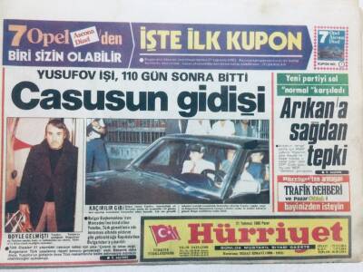 Hürriyet Gazetesi 21 Temmuz 1985 - Yeni Partiyi Sol Normal Karşıladı Arıkana Sağdan Tepki GZ41261 - 1