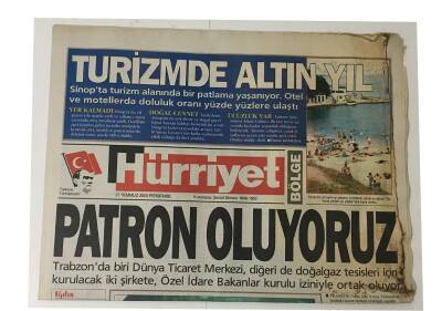 Hürriyet Gazetesi 21 Temmuz 2000 - Patron Oluyoruz GZ9013 - 1