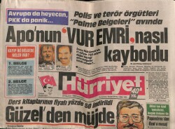 Hürriyet Gazetesi 22 Ağustos 1988 - İbrahim Tatlısesin Gözyaşları GZ61696 - 1