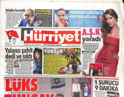 Hürriyet Gazetesi 22 Ağustos 2013 - Hürremi Görünce Meryem Uzerli Ağladı - Kılıçdaroğlu Irakta Nasıl Kemaloğlu Oldu GZ125529 - 1