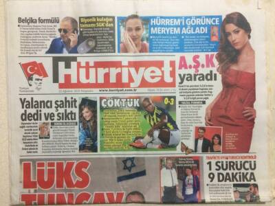 Hürriyet Gazetesi 22 Ağustos 2013 - Tuncay Güney,Tanrınn İsraili İçin Çalışıyorum Dedi GZ29310 - 1
