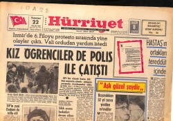 Hürriyet Gazetesi 22 Aralık 1969 - Göztepe, Galatasaray'ı Saf Dışı Etti - TİP'in Yeni Başkanı da İstifa Etti GZ158154 - Gökçekoleksiyon