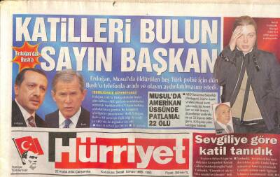 Hürriyet Gazetesi 22 Aralık 2004 - Udayın Ferrarisi İstanbulda Çıktı - Ünlü Tiyatrocu Nilgün Belgün Hayatıma Giren Erkeklerle Orkestra Kurulur GZ96761 - 1