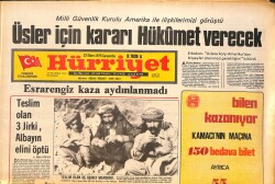 Hürriyet Gazetesi 22 Ekim 1975 - Üsler İçin Kararı Hükümet Verecek - Ortadoğu Ülkeleri Türkiye İle İşbirliğine Hazır GZ157619 - Gökçekoleksiyon