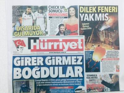Hürriyet Gazetesi 22 Ekim 2018 - Cemal Kaşıkçıyı Girer Girmez Boğdular GZ43356 - 2