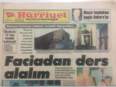 Hürriyet Gazetesi 22 Kasım 1982 - Faciadan Ders Alalım GZ38056 - 1
