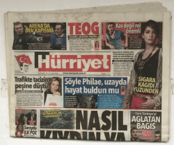 Hürriyet Gazetesi 22 Kasım 2014 - 134 Yılın En Sıcak 10 Ayı GZ5693 - 2