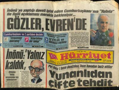 Hürriyet Gazetesi 22 Mart 1987 - Apo , Çocukları Ölüme Gönderiyor GZ60781 - 2
