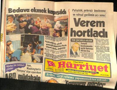 Hürriyet Gazetesi 22 Mayıs 1984 - İşte , Kaddafinin Ülkesi GZ81609 - 1
