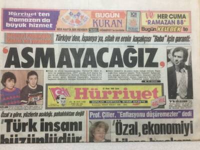 Hürriyet Gazetesi 22 Nisan 1988 - Özal Ekonomiyi Bilene Bıraksın GZ47873 - 1