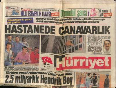 Hürriyet Gazetesi 22 Nisan 1989 - Türkiye Vergi Rekortmeni İzmirden Çıktı GZ117609 - 1