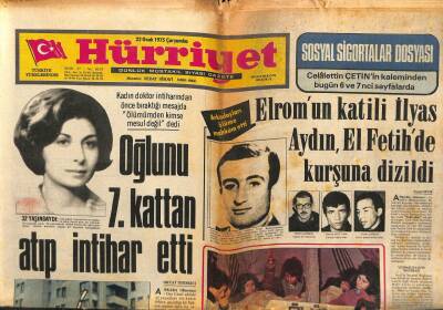 Hürriyet Gazetesi 22 Ocak 1975 - Numan Aksoy Merkez Bankası Başkanı Oldu GZ103458 - 1