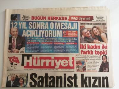 Hürriyet Gazetesi 22 Şubat 2005 Satanist Kızın Cezaevi İtirafı -GZ14537 - 1