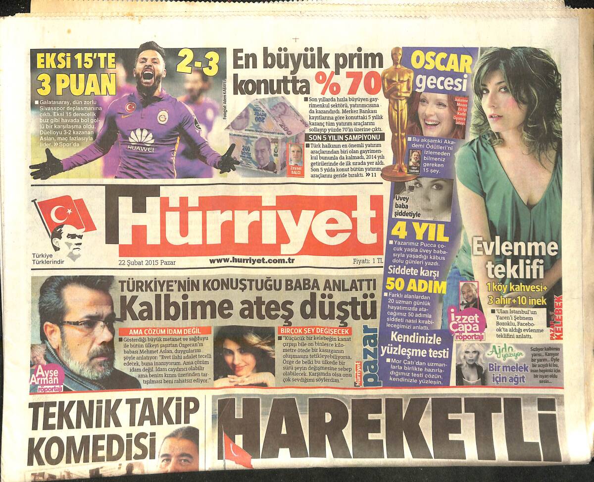 Hürriyet Gazetesi 22 Şubat 2015 - Suriye Topraklarındaki Süleyman Şah Karakolu'nun Bulunduğu Bölge IŞİD Kuşatmasında GZ159644 - 1