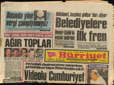 Hürriyet Gazetesi 22 Temmuz 1986 - Demir-Çelikin Seçim İndirimi GZ115083 - 1