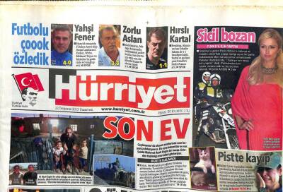 Hürriyet Gazetesi 22 Temmuz 2013 - Öcalan İmralıda Basın Toplantısı İstedi GZ107213 - 1