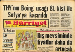 Hürriyet Gazetesi 23 Ekim 1972 - THY'nin Boing Uçağı 81 Kişi İle Sofya'ya Kaçırıldı - Romatizmaya En İyi Çare Türk Hamamı GZ157558 - Gökçekoleksiyon