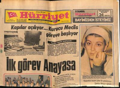 Hürriyet Gazetesi 23 Ekim 1981 - İnterpole Göre Yılmaz Güney İsviçrede GZ54578 - 1